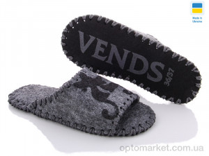 Капці жіночі 272W серый Vends сірий  оптом от Optomarket