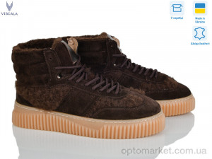 Черевики жіночі 27401-1 кор. VL Viscala коричневий  оптом от Optomarket