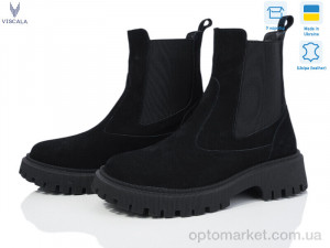 Черевики жіночі 27906VL ч.з. A4ч. демі Viscala чорний  оптом от Optomarket