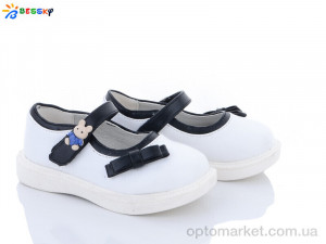 Туфлі дитячі 2872-2A Bessky білий  оптом от Optomarket