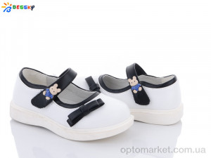 Туфлі дитячі 2872-2B Bessky білий  оптом от Optomarket