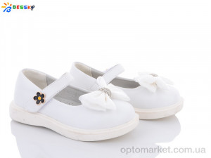 Туфлі дитячі 2873-2B Bessky білий  оптом от Optomarket