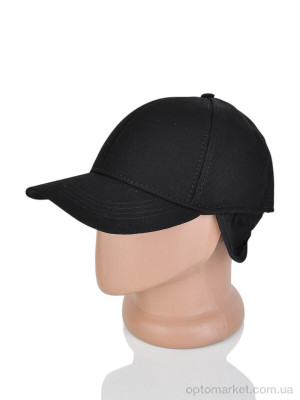 Кепка чоловічі 29-12 black Королева чорний  оптом от Optomarket