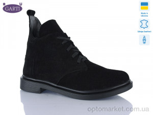 Черевики жіночі 298 чорний замш Garti чорний оптом от Optomarket