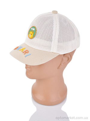 Кепка дитячі 3-04 beige Королева бежевий  оптом от Optomarket