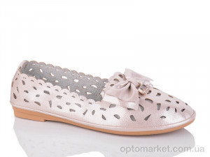 Балетки жіночі 3-306B Fuguiyun бежевий  оптом от Optomarket