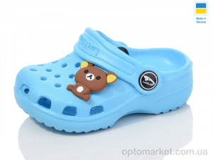 Крокси дитячі 3001-193 Luck Line блакитний  оптом от Optomarket