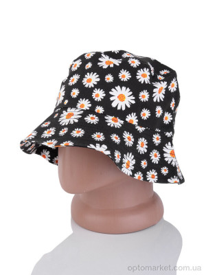 Панама жіночі 3001-4 black RuBi чорний  оптом от Optomarket