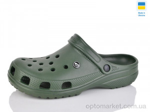 Крокси чоловічі 3001-479 Luck Line зелений  оптом от Optomarket