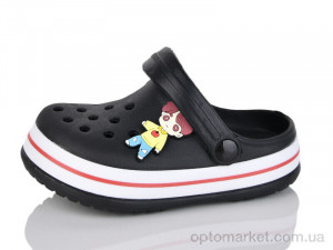Крокси дитячі 3002-241A Luck Line чорний  оптом от Optomarket