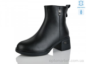 Черевики жіночі 3003-1 Yimeili чорний оптом от Optomarket