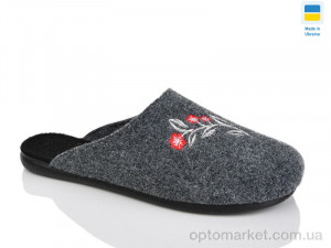 Капці жіночі 3003-3 Klerotex сірий  оптом от Optomarket