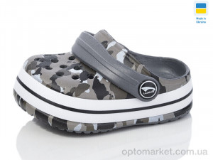 Крокси дитячі 3008-200 Luck Line сірий  оптом от Optomarket