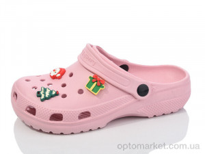 Крокси жіночі 3011-366 Luck Line рожевий  оптом от Optomarket