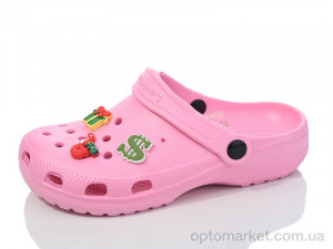 Крокси жіночі 3011-383 Luck Line рожевий  оптом от Optomarket