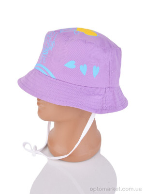 Панама дитячі 3019-1 violet RuBi фіолетовий  оптом от Optomarket