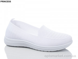Сліпони жіночі 3026-18 Princess білий  оптом от Optomarket