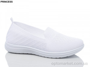 Сліпони жіночі 3026-26 Princess білий  оптом от Optomarket