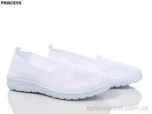 Сліпони жіночі 3026-36 Princess білий оптом от Optomarket