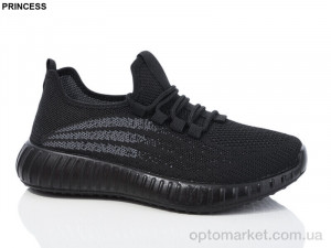 Кросівки жіночі 3026-53 Princess чорний оптом от Optomarket