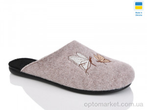Капці жіночі 303-12 Klerotex бежевий  оптом от Optomarket