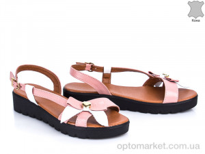 Босоножки женские 305 пудра-белый G&M розовый  оптом от Optomarket