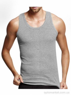 Майка чоловічі 31 grey Riza сірий  оптом от Optomarket