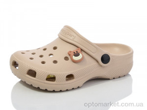 Крокси дитячі 3101-301 Luck Line бежевий  оптом от Optomarket