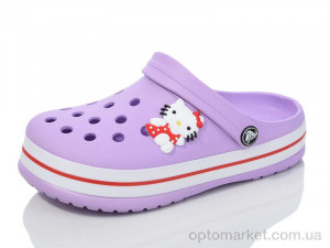 Крокси дитячі 3102-315 Luck Line фіолетовий  оптом от Optomarket