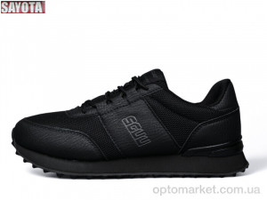 Кросівки чоловічі 3108-1 Sayota чорний  оптом от Optomarket