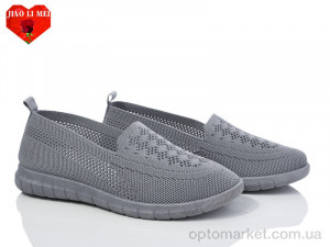 Сліпони жіночі 311 Jiao Li Mei сірий  оптом от Optomarket