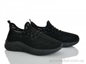 Кросівки жіночі 312-1 L.B. чорний  оптом от Optomarket