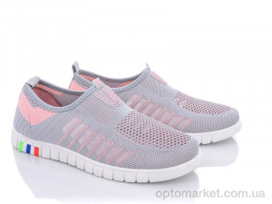 Сліпони жіночі 315-62 Ok Shoes сірий  оптом от Optomarket