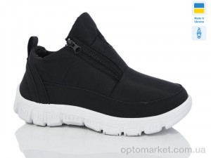 Черевики жіночі 316 чорно-білий Inblue чорний  оптом от Optomarket