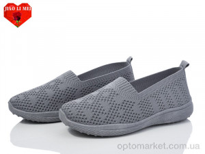 Сліпони жіночі 321 Jiao Li Mei сірий  оптом от Optomarket
