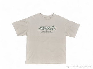 Футболка дитячі 3214 beige Baron бежевий  оптом от Optomarket