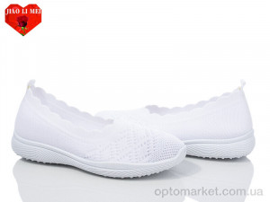 Сліпони жіночі 322-2 Jiao Li Mei білий  оптом от Optomarket