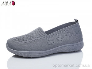 Сліпони жіночі 323 Jiao Li Mei сірий  оптом от Optomarket