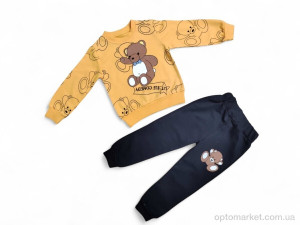 Комплекти дитячі дитячі 3258 жовтий батнік-штани Partner Baby жовтий  оптом от Optomarket