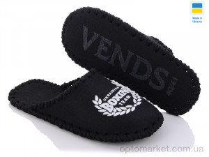 Капці чоловічі 326M черный Vends чорний  оптом от Optomarket