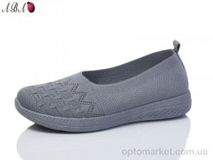 Сліпони жіночі 327 Jiao Li Mei сірий  оптом от Optomarket