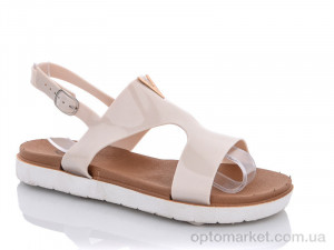 Босоніжки жіночі 328D Lion бежевий  оптом от Optomarket