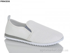 Сліпони жіночі 329-1 Princess білий  оптом от Optomarket