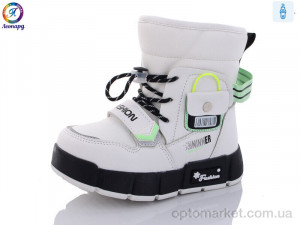 Черевики дитячі 3317-B10 Леопард білий  оптом от Optomarket