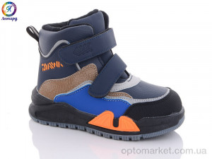 Черевики дитячі 3318-B2 Леопард синій  оптом от Optomarket