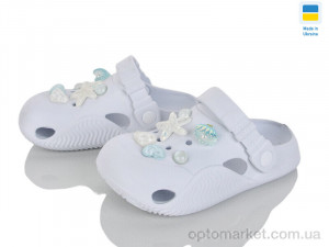 Крокси дитячі 332 білий Dago білий  оптом от Optomarket