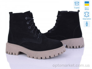Черевики жіночі 3414K-1M Ailinda чорний  оптом от Optomarket