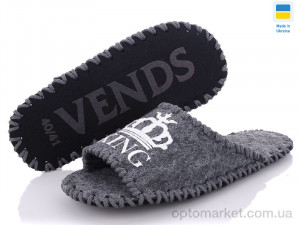 Капці чоловічі 344М серый Vends сірий  оптом от Optomarket