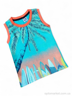 Майка дитячі 3461 бірюзовий MaccaBoy блакитний  оптом от Optomarket