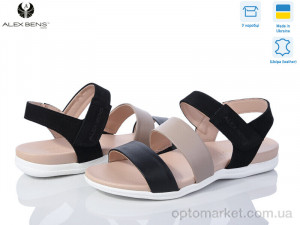 Босоніжки жіночі 350 чорний Alex Bens чорний  оптом от Optomarket